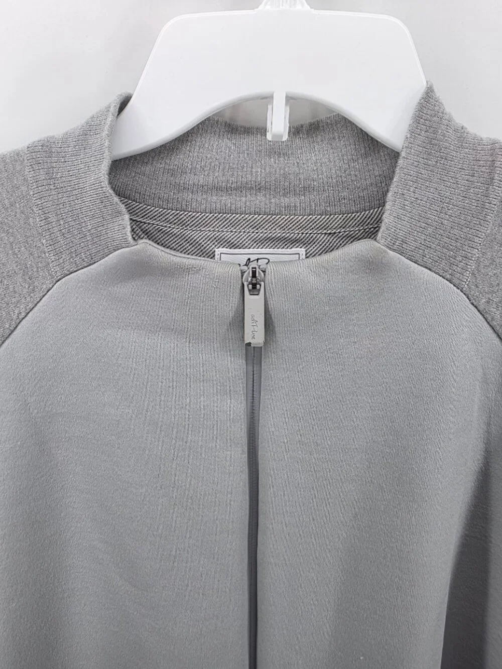 Adidas‎ Adi Pure Grey Full Zip Sweater Jacket – Men's XL – Mixed Knit